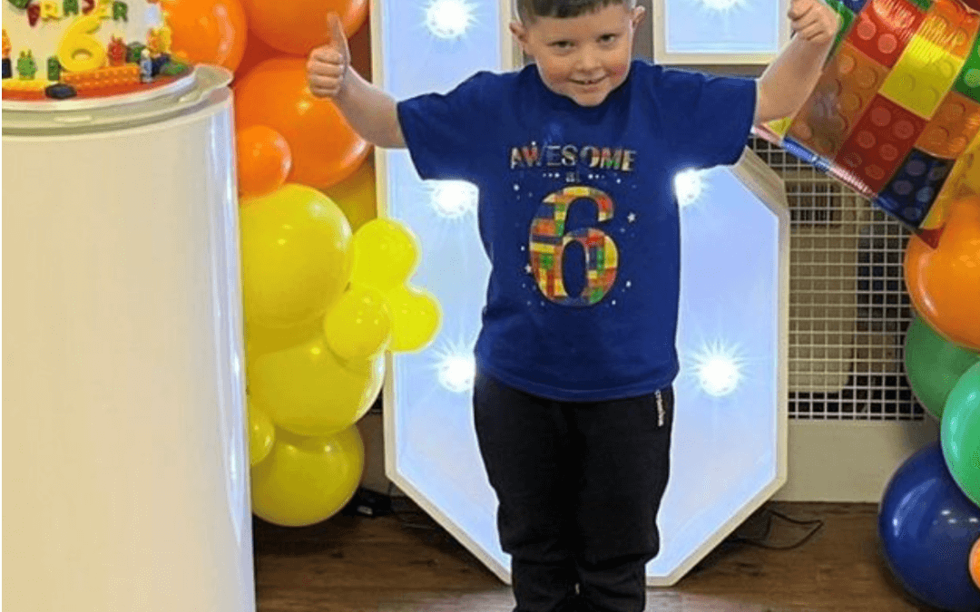 Boy given a five per cent chance to live starts school thanks to cord blood